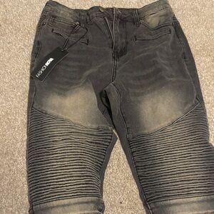 Fashion Nova Charcoal Men's Skinny Jeans